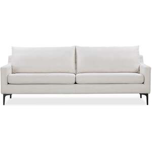 Wyld Haus Brasilia 3-Seater Upholstered Fabric Sofa in Neutral