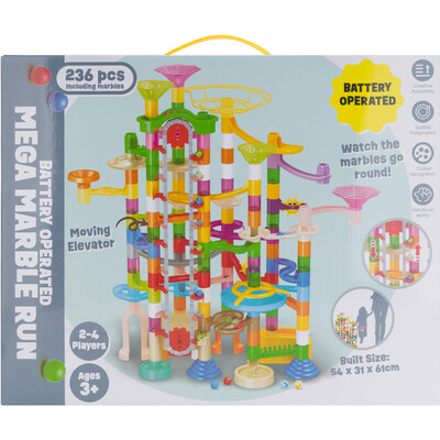 236 Piece Battery Operated Mega Marble Run