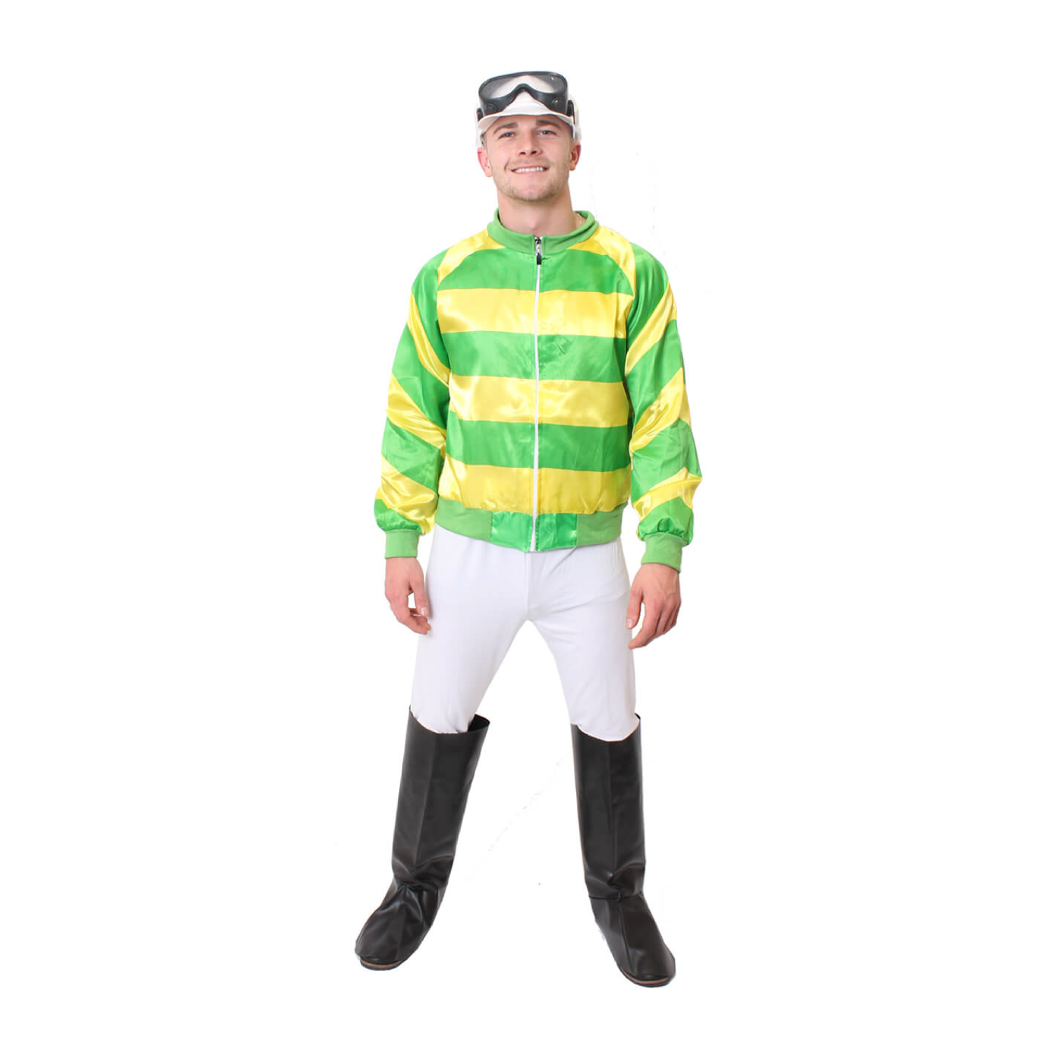 Green and Yellow Jockey Costume