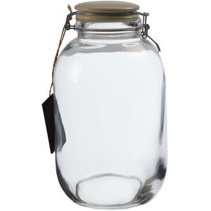 Grocer Large Glass Storage Jar 4200ml