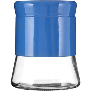Luca Blue Steel Wrap Glass Storage Jar 800ml