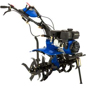 Rotavator 7.5HP Petrol Tiller Cultivator 212cc 4 Stroke Garden Soil