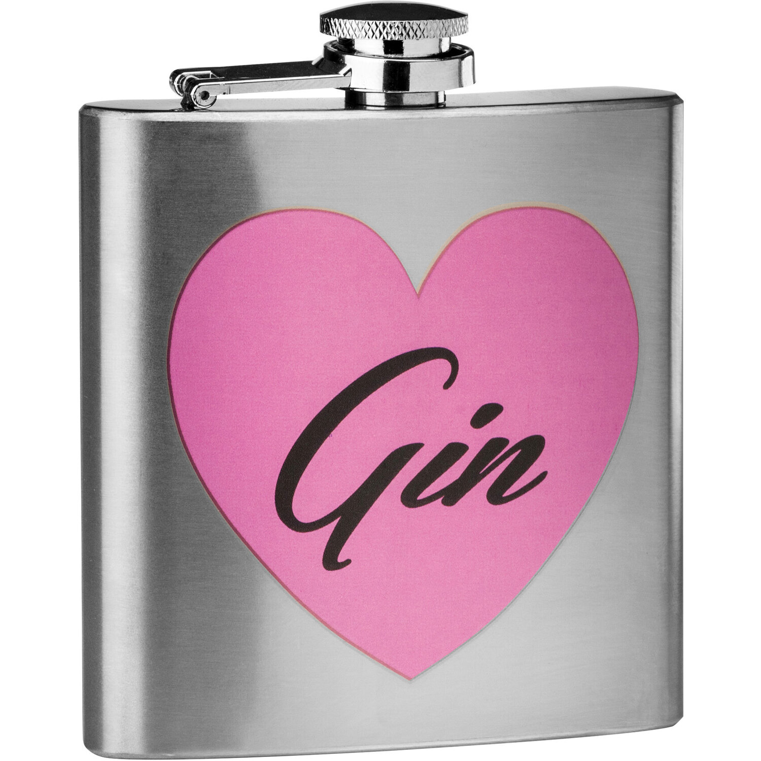 Auden Gin Hip Flask - Silver