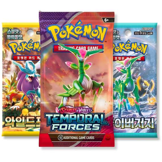 Temporal Forces Mixed Bundle - 1 English Temporal Forces Pack + 2 Bonus Korean Packs (TCYM)