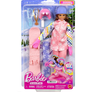 Barbie Careers Snowboarder Doll With Accessories