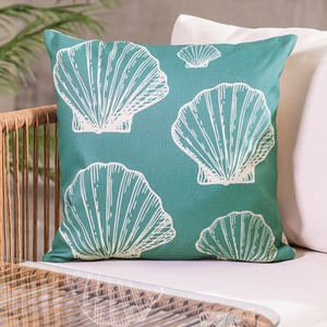 2 Pack Cushion 43x43 Kyoto Fabric, Large Sea Shell