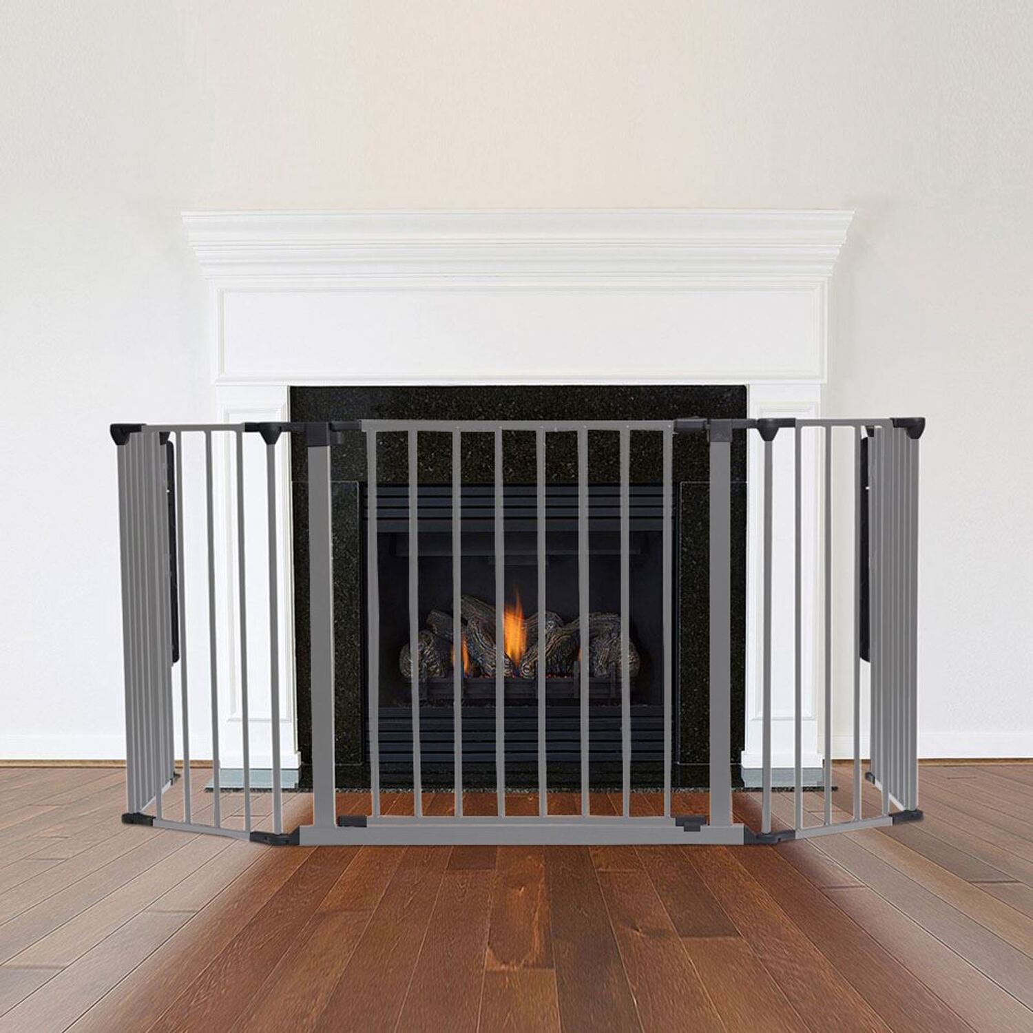 Safetots Multi Panel Fire Surround, 49Cm Deep X 105Cm Wide, Grey, 70Cm Tall - Grey / 104.0Cm - Image 2