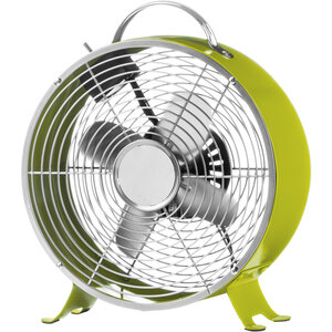 Lime Green Retro Desk Fan