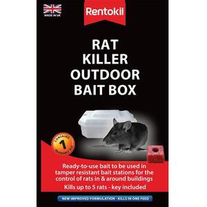 Rentokil Rat Killer Outdoor Bait Box