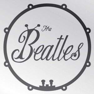 The Beatles Bug Logo & Drum Fridge Magnet