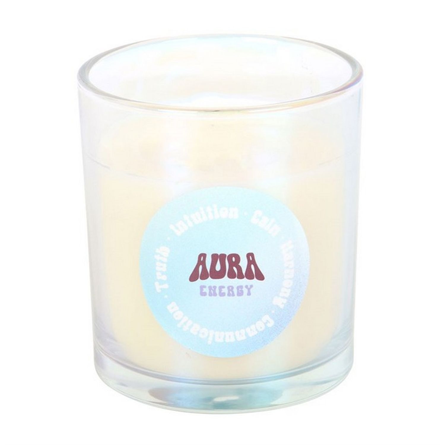 Something Different Aura Energy Ocean Breeze Scented Candle - Blue/White