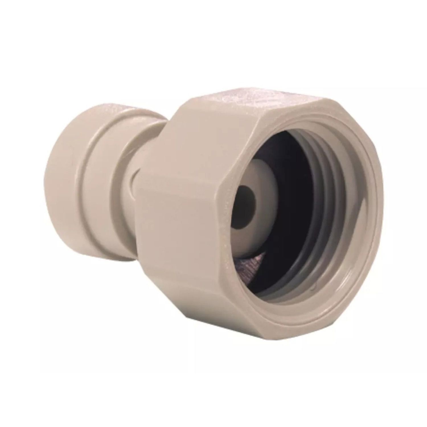 John Guest Speedfit Tap Connector 1/4" X 3/4" - Grey