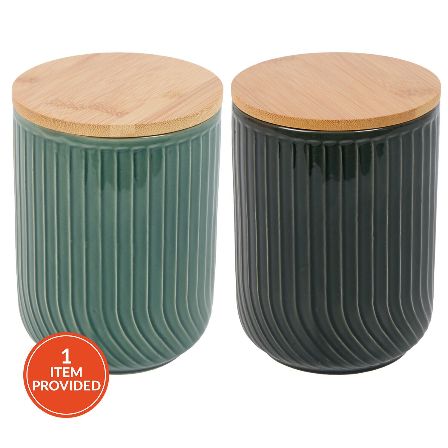 Image of Stockholm Medium Canister with Bamboo Lid