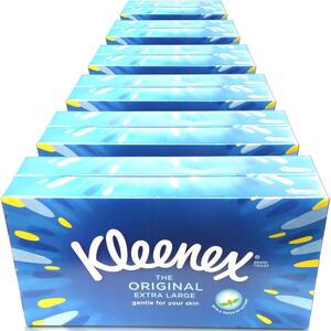 Kleenex Original Twin Pack Extra Large Soft Tissues - Pack of 648 Tissues