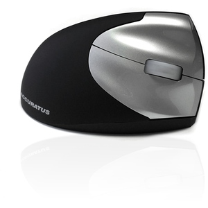 Accuratus Upright 2 Ergo Wireless RF Mouse - Black