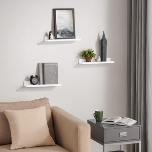 SONGMICS Wall Shelf, Set of 3 Set Floating Shelves