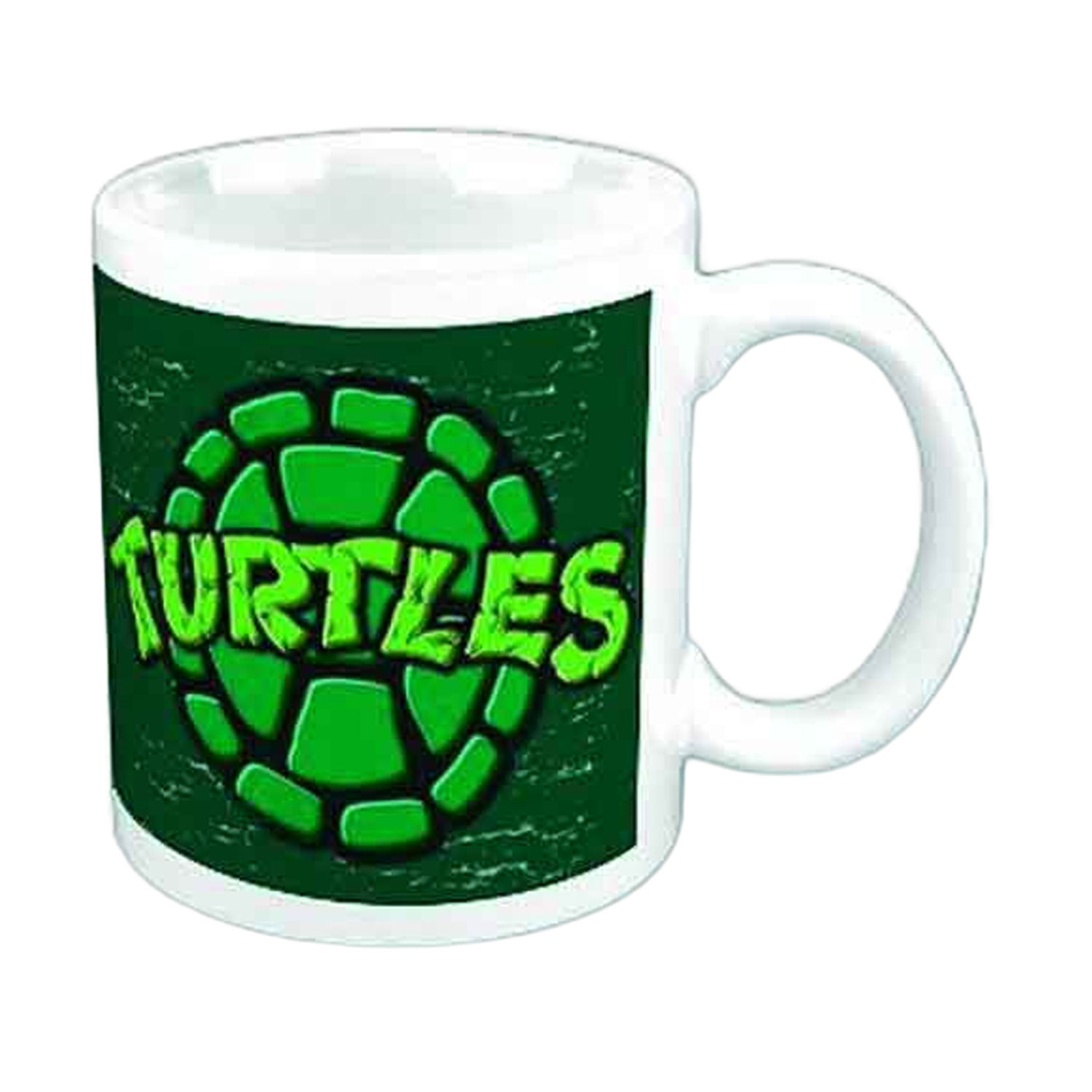 Teenage Mutant Ninja Turtles Retro Shell Mug - White/Green