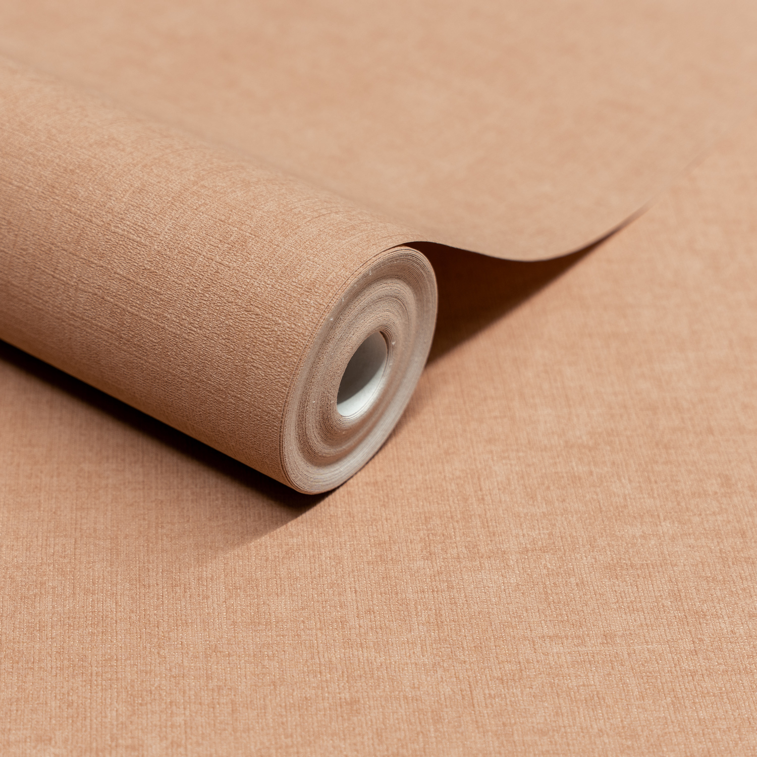 Arcadia Linen Effect Terracotta Textured Vinyl Wallpaper Paste the Wall - Image 5