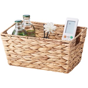 Eden & Willow Water Hyacinth Woven Storage Basket with Handles