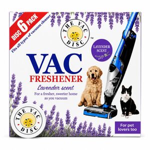 6 Vacuum Cleaner Freshener Discs Lavender Pet Floral Freshener