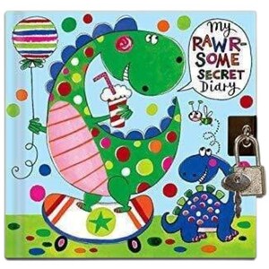 My Rawr-some Childrens Secret Lockable Diary
