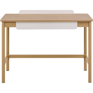 Alpena Office Desk in Oak & Beige