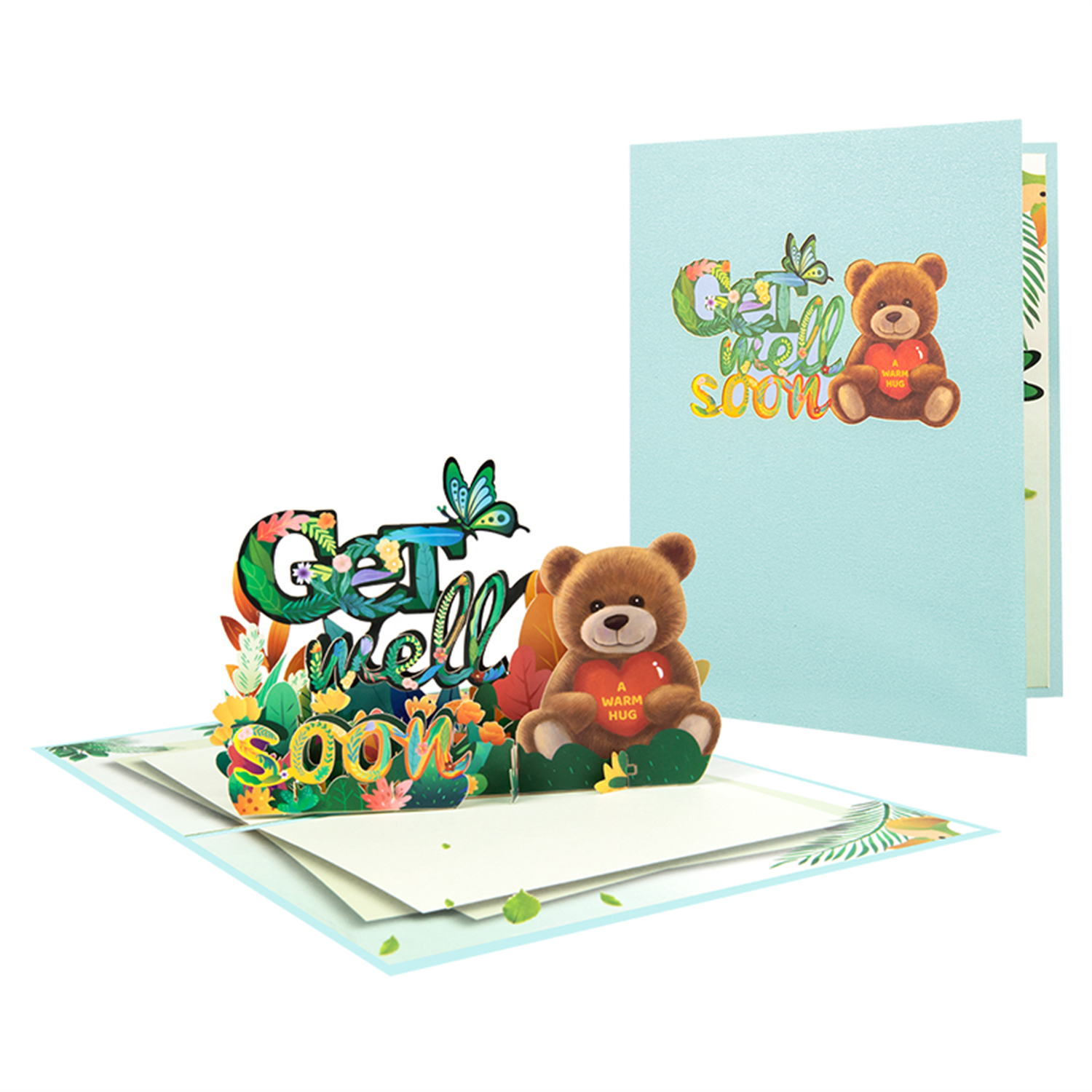  - Bear Hugs 3D Get Well Soon Pop-Up Card - Image 3