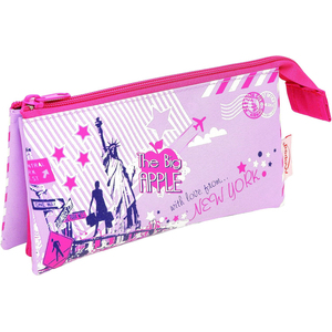 City Sights 3 Pocket Pencil Case