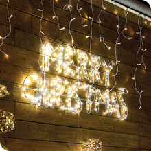 christmas, string lights