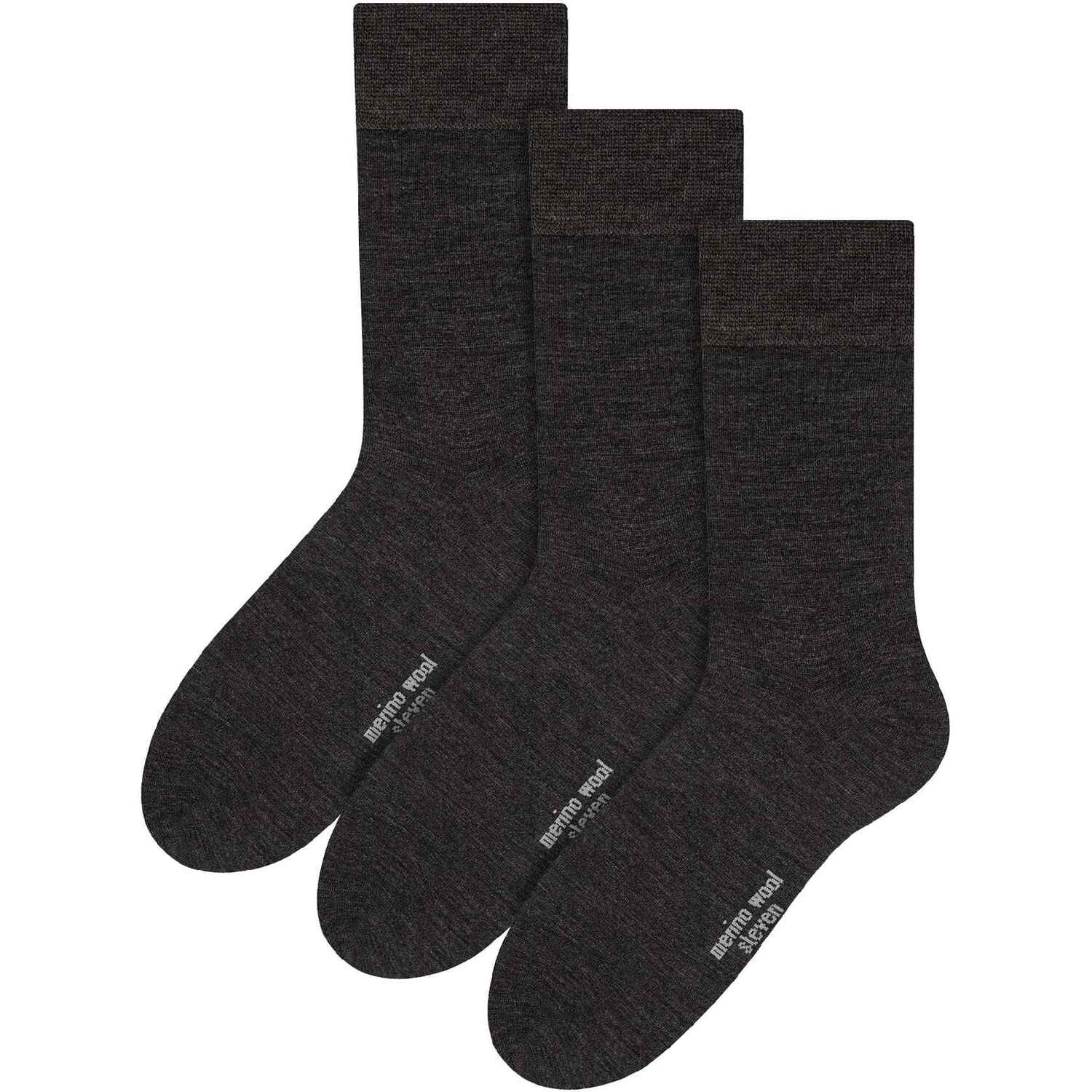 Steven 3 Pairs Mens Warm Merino Wool Socks