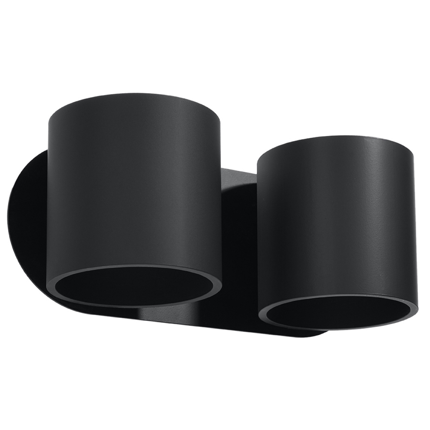 Sollux Lighting Wall Lamp Orbis 2 White - Black