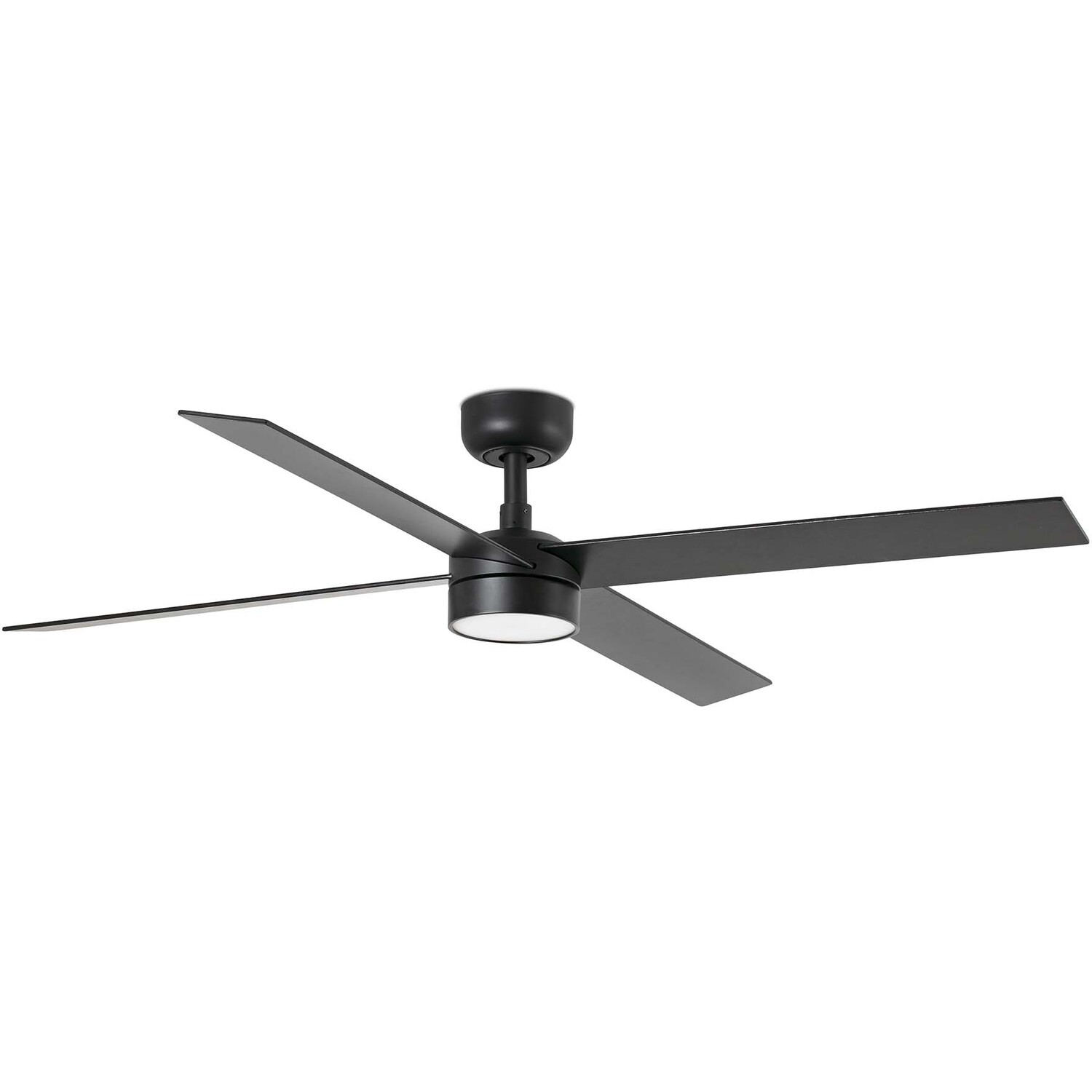 Netlighting Unisex Black Rudder Ceiling Fan Walnut Cct 4 Blade Reversible Led 132Cm - Image 2