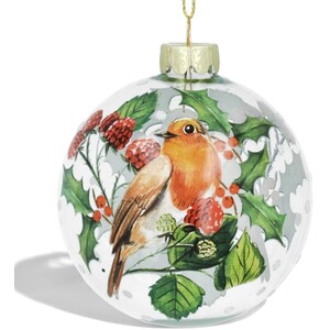 Traditional Robin Christmas Tree Bauble