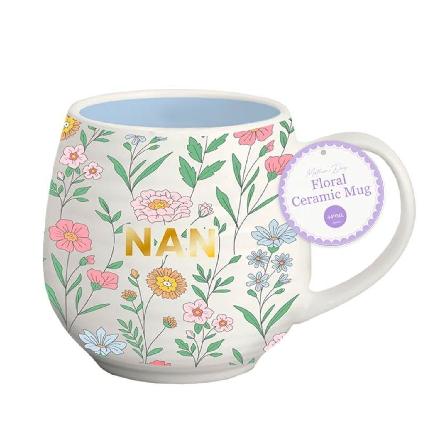 Image of Floral Ceramic Mug for Nan 2&hellip;