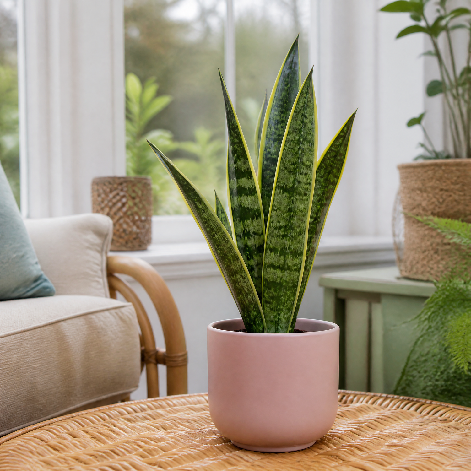 Plants By Post Sansevieria Superba Snake Plant E - Matt Pink