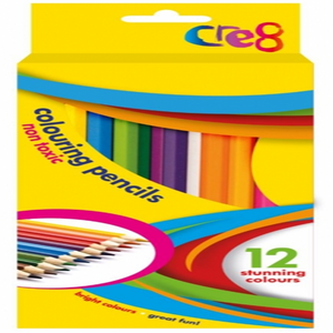 Pack of 12 Full Size Colouring Pencils