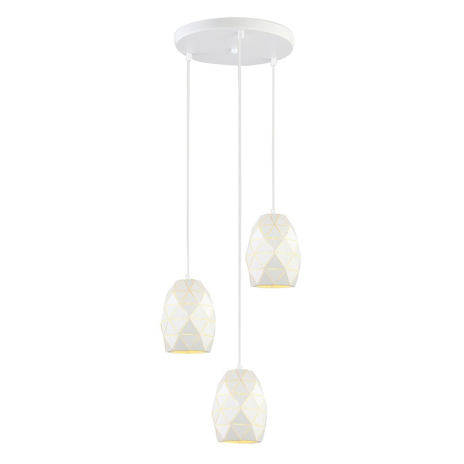 Italux Lighting Modern Pendant Light White C - White