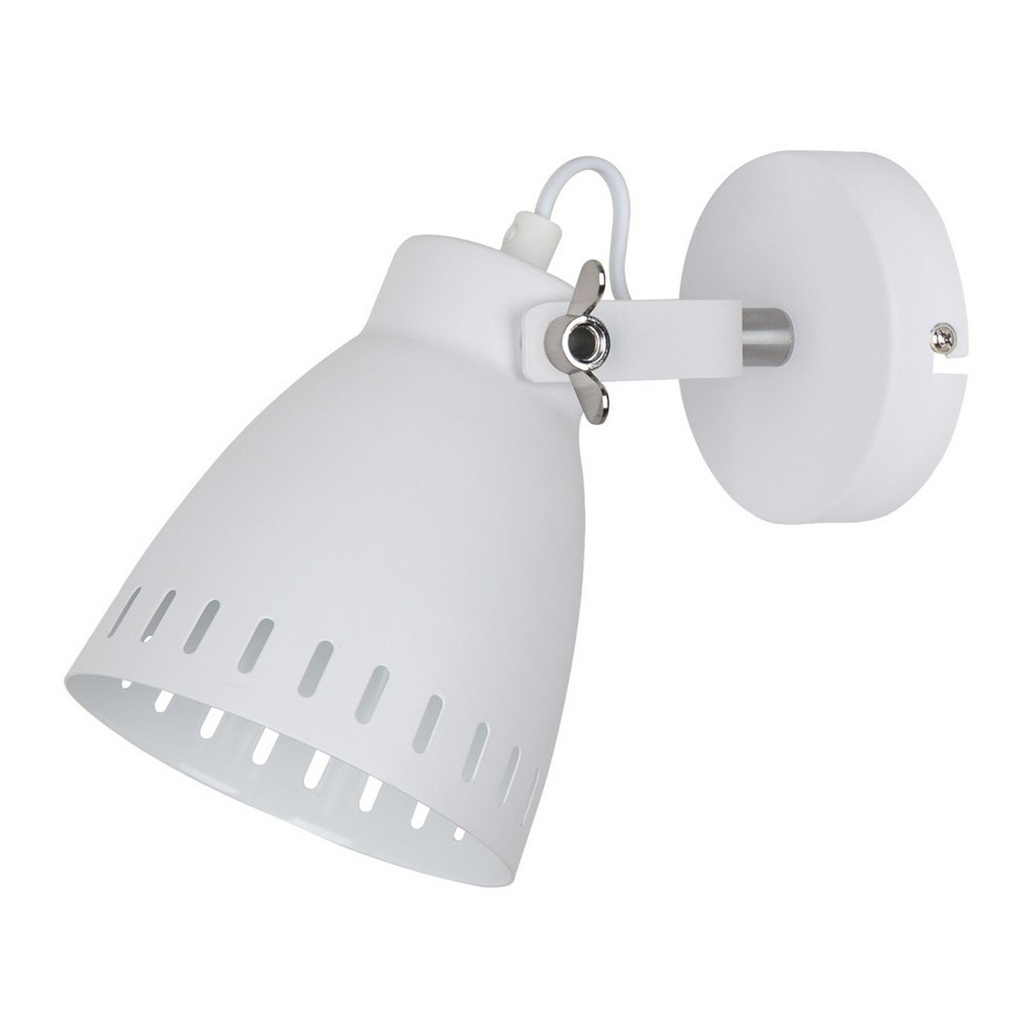 Italux Lighting Industrial Wall Light Nickel - Nickel