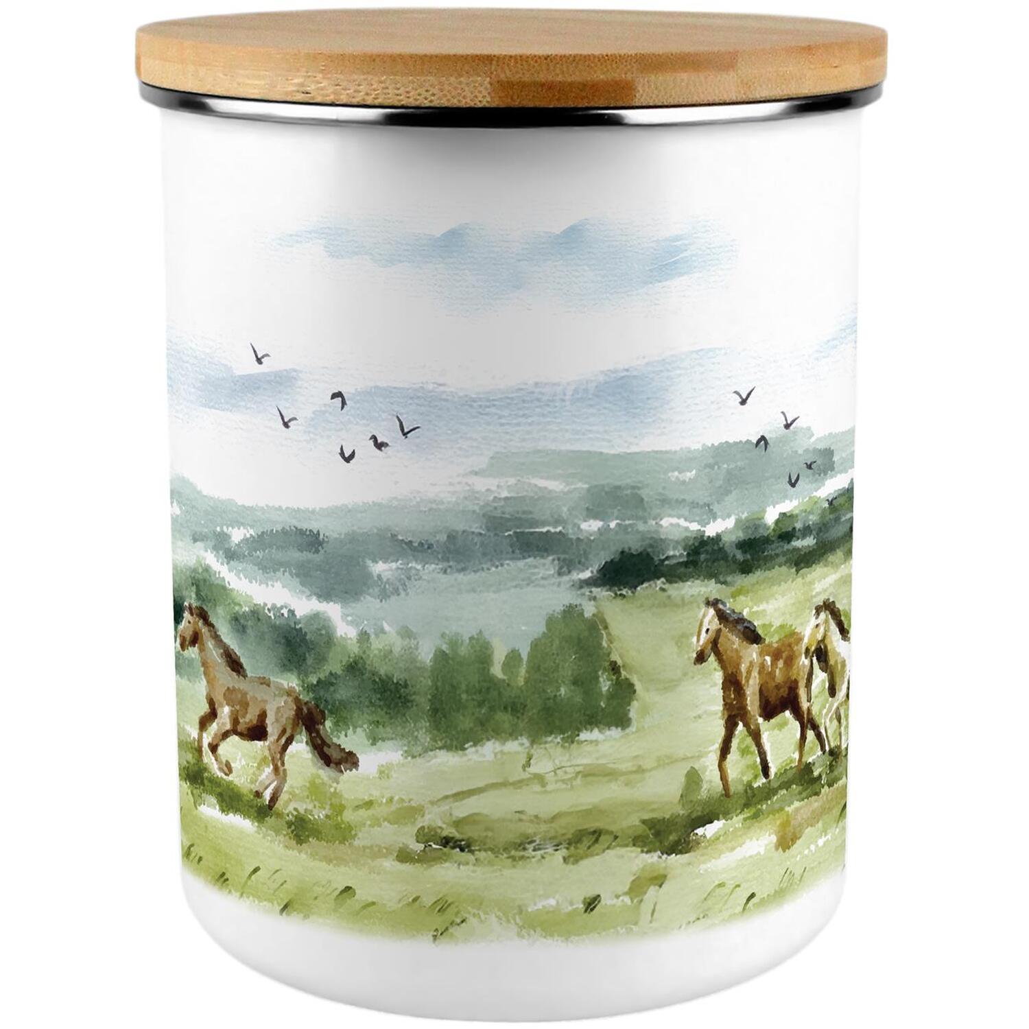 B&Q - Wild Horses Extra Large Home & Kitchen Storage Canister - Image 2