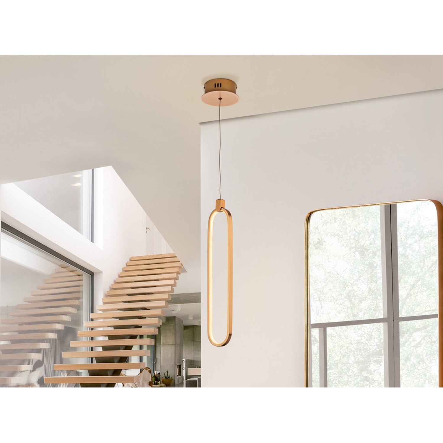 Cadwell 1 - Light LED Unique/Statement Pendant - Image 3