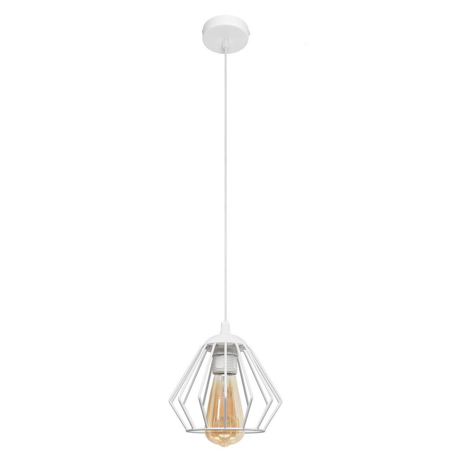 Helam Lighting Agat Pendant Light White