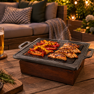 Myrige Portable Outdoor Square BBQ/Grill