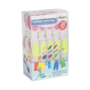 thumbnail image 2 of Dlux 30-Pack Soft Grip Rubber Clothes Pegs – Multipurpose, Long Lasting 2 of 6