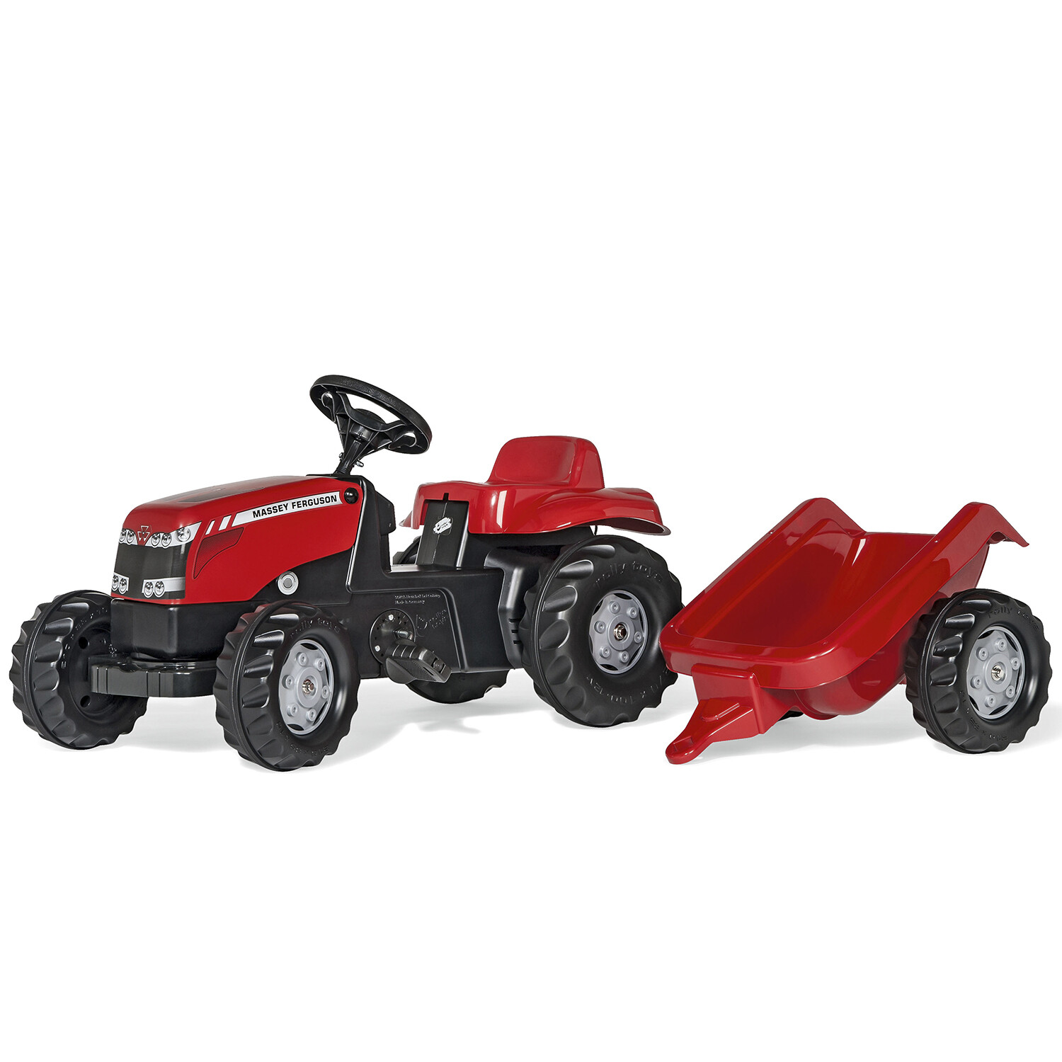 Massey Ferguson Tractor and Trailer - Red