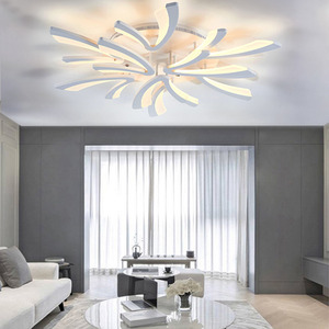 Silver / 90W / Dimmable V-Shaped LED Flush Light shot 1080930
