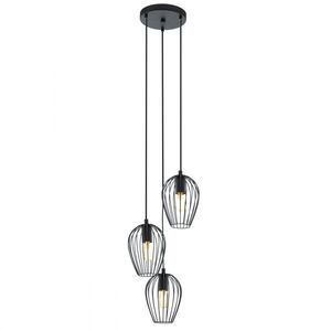 Eglo Newtown 3-light cluster rounded pendant