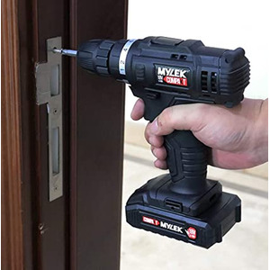 MYLEK 18V Cordless Drill, 151 Piece Accessory Kit And Carry Case