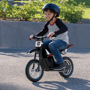 Razor Kids Electric Motorbike MX125 Dirt Rocket Bike for Children 7 plus Black