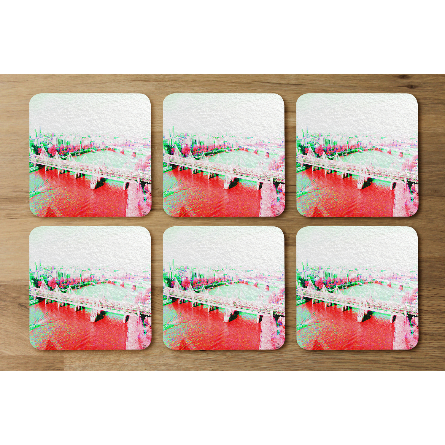 Image of London Eye Veiw Red Coaster -&hellip;