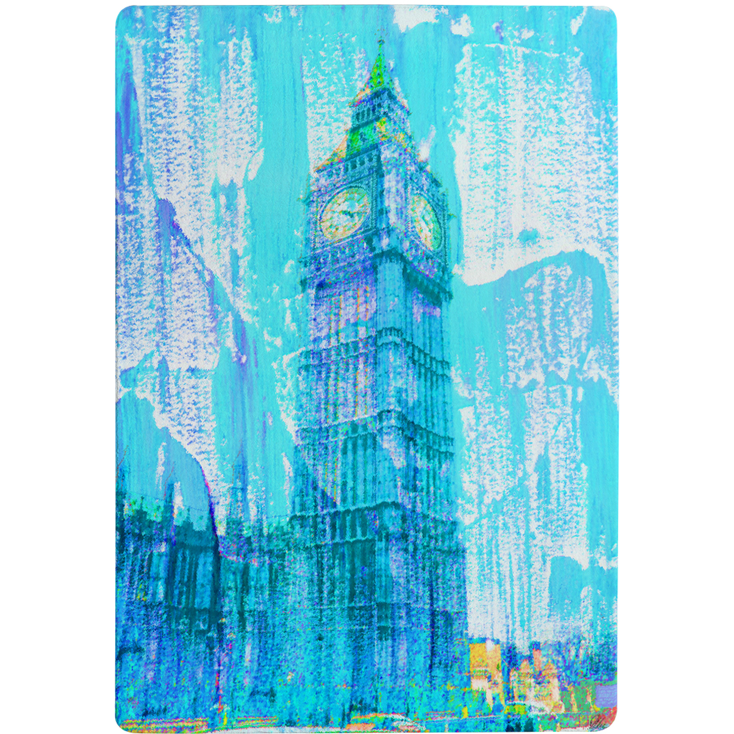 Crazy Blue Ben Rug - Blue / 150cm thumbnail